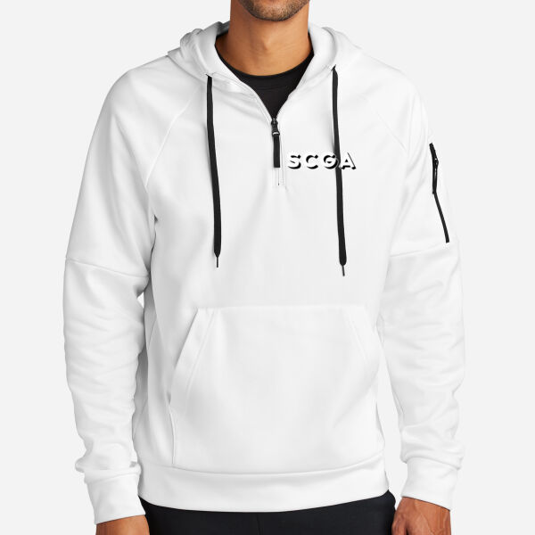 Nike Therma FIT Pocket 1/4 Zip Fleece Hoodie Thumbnail